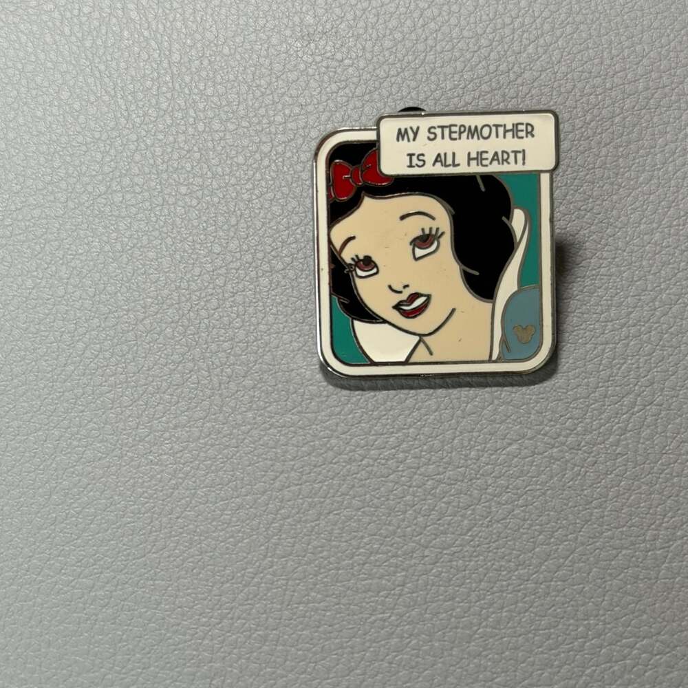 Disney Hidden Mickey Lanyard Princess Quote Collection Snow White Pin